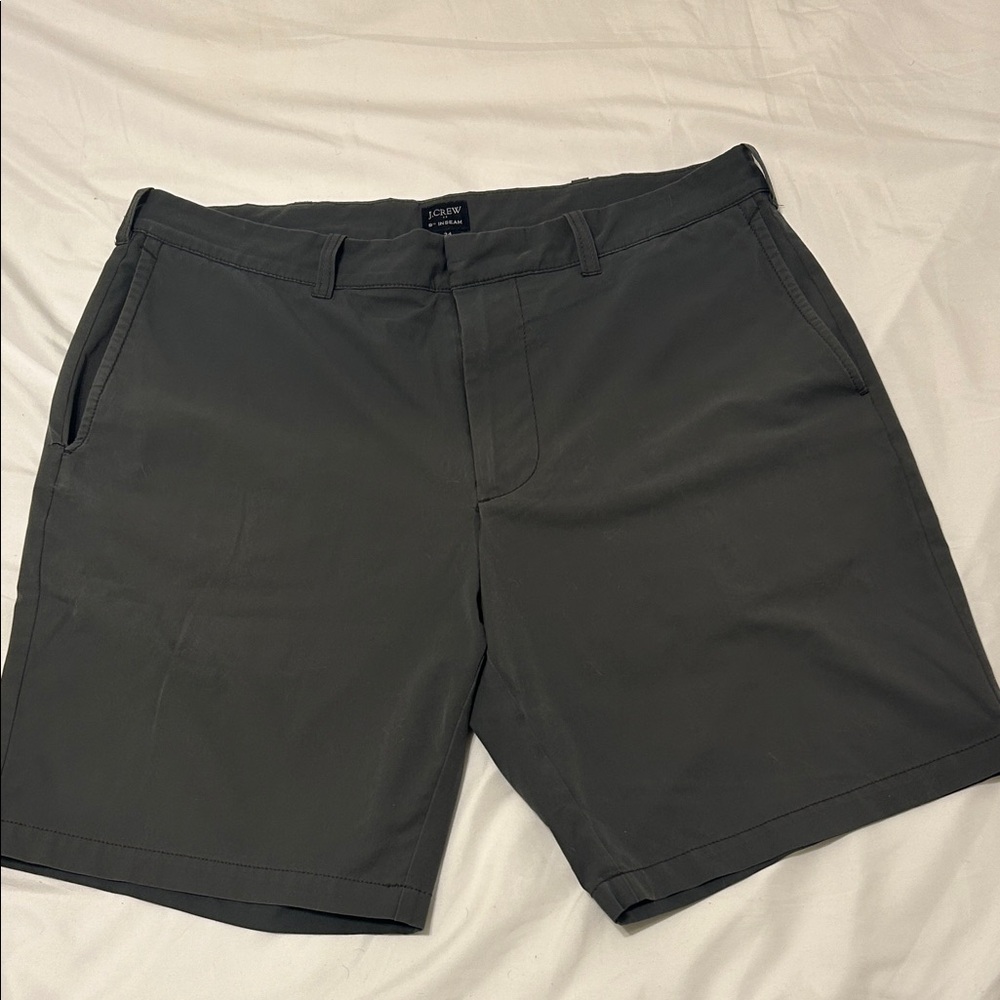 J. Crew Men's Charcoal Flat Front Shorts
